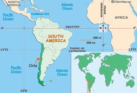 Map of Chile, Outline Map of South America, Chile Maps, Chile South America